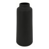Βάζο Bender pakoworld κεραμικό σε μαύρη απόχρωση Φ12x30εκ 199-000660