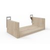 Ραφιέρα τοίχου Derva pakoworld σε oak απόχρωση 30x15x10cm 361-000081