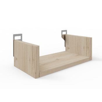 Ραφιέρα τοίχου Derva pakoworld σε oak απόχρωση 30x15x10cm 361-000081