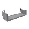Ραφιέρα τοίχου Derva pakoworld σε cement γκρι απόχρωση 45x15x10cm 361-000085