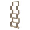 Βιβλιοθήκη Sezen pakoworld σε oak απόχρωση 70x24x191.5εκ 361-000091