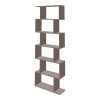 Βιβλιοθήκη Sezen pakoworld σε μόκα απόχρωση 70x24x191.5εκ 361-000094