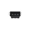Inlight Downlight σποτ 3*3W 3CCT σε μαύρη απόχρωση (X00190B)