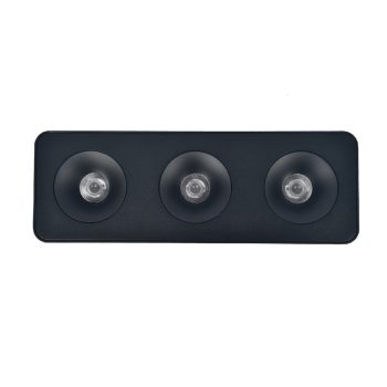 Alternative view of Inlight Downlight Mounted σποτ 3*8W 3CCT σε μαύρη απόχρωση (X00280B)