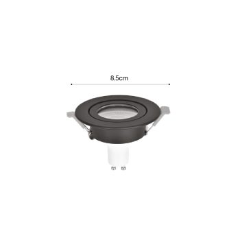 Alternative view of Inlight Downlight σποτ GU10 σε λευκή απόχρωση (X00350W)