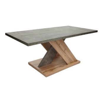 Τραπέζι σαλονιού Solange pakoworld σε γκρι-sonoma απόχρωση 110x55x47.5εκ 049-000102