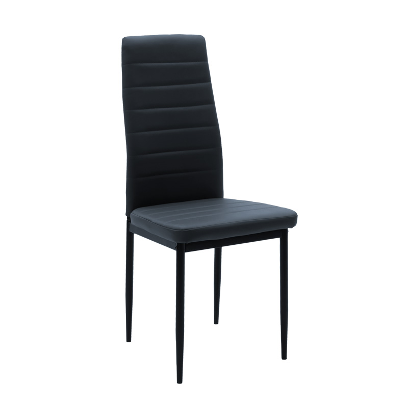 Τραπεζαρία Cuba-Parker σετ 3τεμ mdf σε sonoma-μαύρη απόχρωση 70x70x75cm - Image 2
