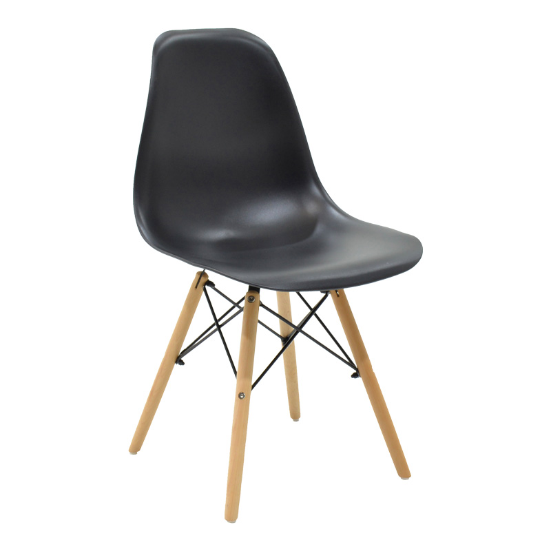 Τραπεζαρία Cuba-Julita σετ 5τεμ MDF sonoma-μαύρο-φυσικό 120x70x76εκ - Image 2