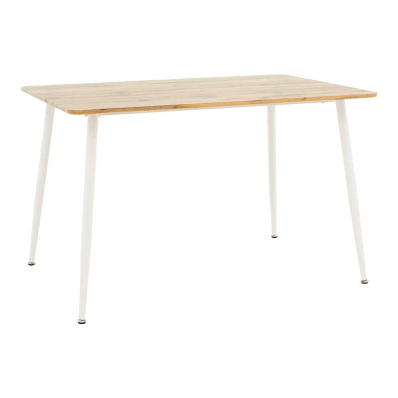 Τραπεζαρία Cuba-Parker σετ 5τεμ sonoma-λευκό 120x80x75εκ - Image 5