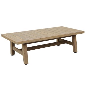 Τραπέζι κήπου Malibu pakoworld μασίφ ξύλο ακακίας 127.5x65x36.5εκ 228-000010