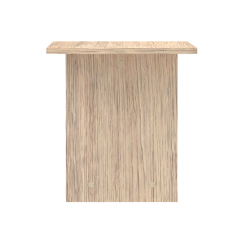 Τραπέζι Kumba σε oak απόχρωση 80x40x42εκ - Image 4