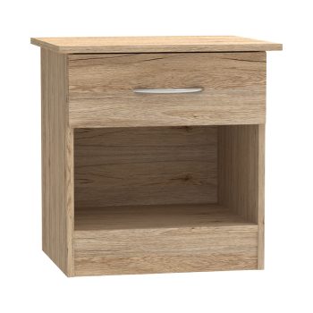 Κομοδίνο Kona pakoworld σε oak απόχρωση 40x34x42εκ 248-000027