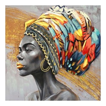 Πίνακας σε καμβά Africana I Inart 100x3x100εκ 296-000048