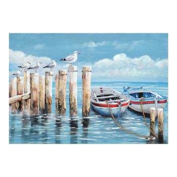 Πίνακας σε καμβά Port Inart 100x3x70εκ 296-000051