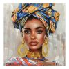 Πίνακας σε καμβά Turban Inart 80x3x80εκ 296-000057