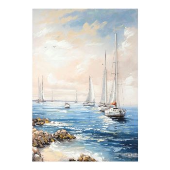 Πίνακας σε καμβά Sailsy Inart 70x3x100εκ 296-000089