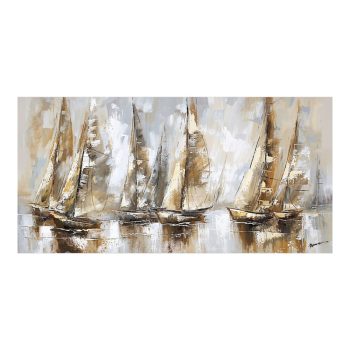 Πίνακας σε καμβά Yelkan Ι Inart 120x3.5x60εκ 301-000037