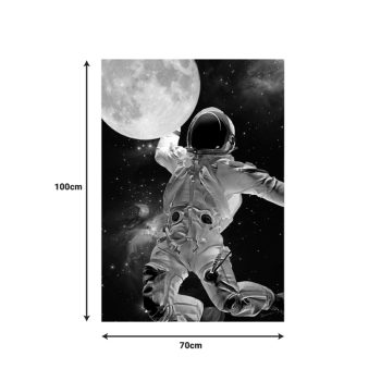 Alternative view of Πίνακας σε καμβά Mallo 3D Inart με πλαίσιο 70x3.5x100εκ