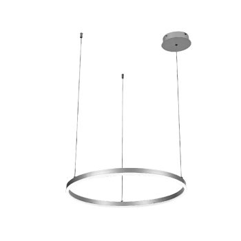 Alternative view of Inlight Κρεμαστό φωτιστικό LED 45W 3CCT (by switch on base) D:100cm (6095-AA-Silver)