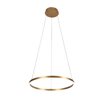 Inlight Κρεμαστό φωτιστικό LED 36W 3CCT (by switch on base) D:80cm (6095-AB-Silver)