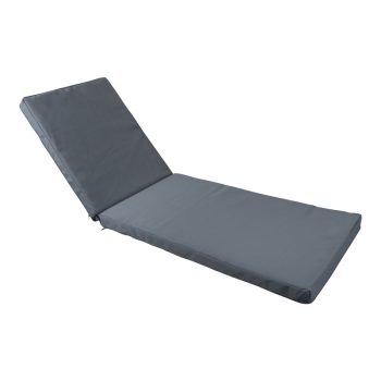 Μαξιλάρι Vertian pakoworld textilene σε ανθρακί απόχρωση 194x58x7εκ 152-000094