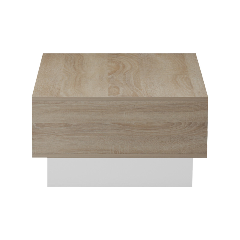 Τραπέζι σαλονιού Dekost σε sonoma-λευκή απόχρωση 105x50x32εκ - Image 5