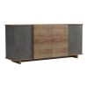 Μπουφές Zafore pakoworld σε oak - καφέ antique απόχρωση 180x45x80εκ 230-000074