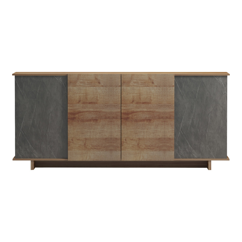 Μπουφές Zafore σε oak-γκρι μαρμάρου 180x45x80εκ - Image 3