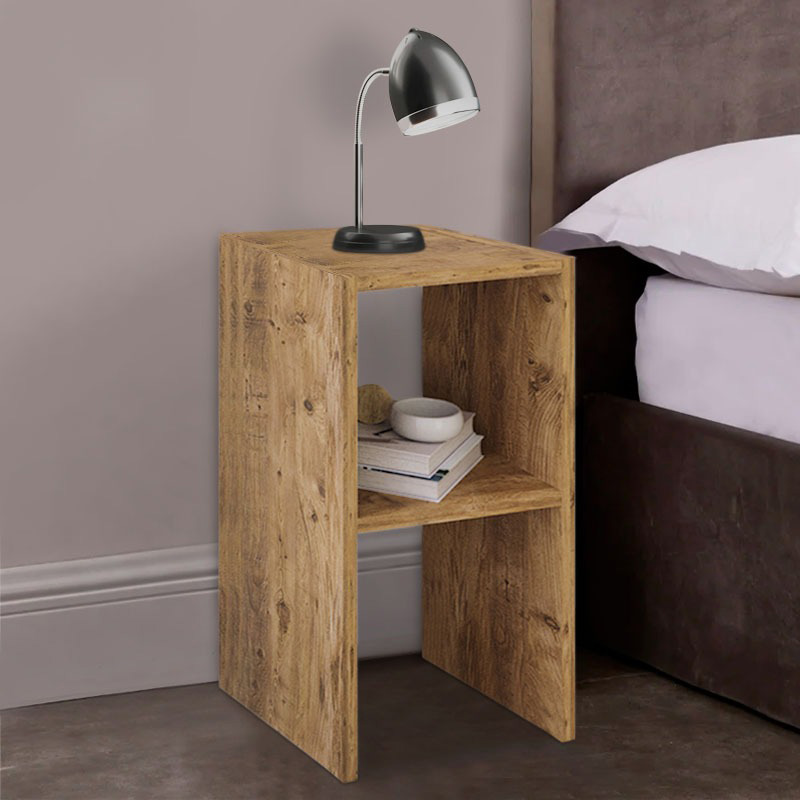 Κομοδίνο Deseo σε oak απόχρωση 30x30x60εκ - Image 2