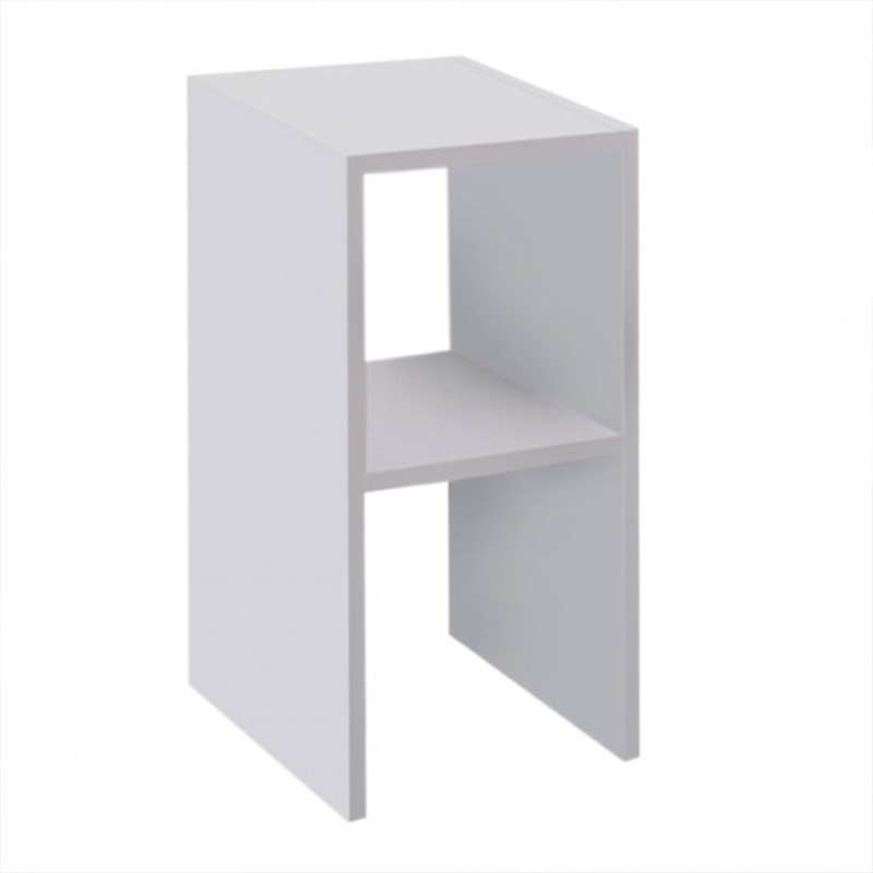 Κομοδίνο Deseo pakoworld σε λευκή απόχρωση 30x30x60εκ 321-000117