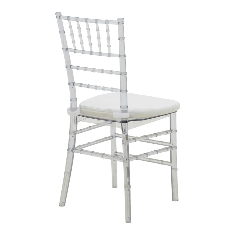 Καρέκλα Tiffany με μαξιλάρι διάφανο pc 38x38.5x88εκ - Image 2