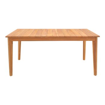Alternative view of Τραπέζι Ory  teak ξύλο σε φυσική απόχρωση 160x80x75εκ