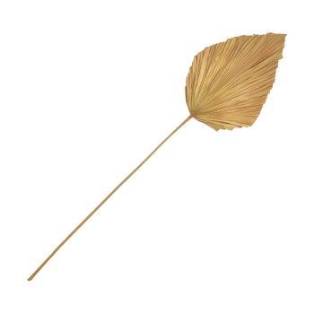 Διακοσμητικό φύλλο Walsy Inart palm leaf σε φυσική απόχρωση Υ135 εκ 343-000115