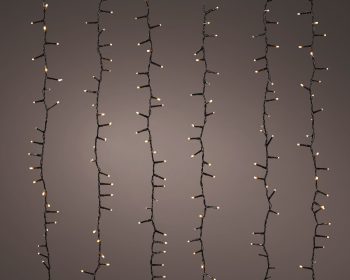 ΧΡΙΣΤΟΥΓΕΝΝΙΑΤΙΚΑ ΛΑΜΠΑΚΙΑ 648 LED CLUSTER 2m ΘΕΡΜΟ ΜΕ ΠΡΟΕΚΤΑΣΗ ΚΑΛΩΔΙΟΥ 10m TIMER 490572 black/soft gold