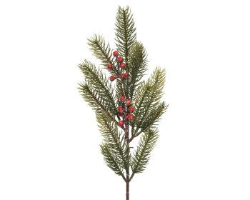 ΧΡΙΣΤΟΥΓΕΝΝΙΑΤΙΚΟ ΚΛΑΔΙ ΜΕ BERRIES 12Χ49ΕΚ 681025 green/red