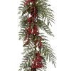 ΓΙΡΛΑΝΤΑ ΜΕ ΚΟΚΚΙΝΑ BERRIES ΚΑΙ GLITTER 18Χ180ΕΚ 687199 green/red