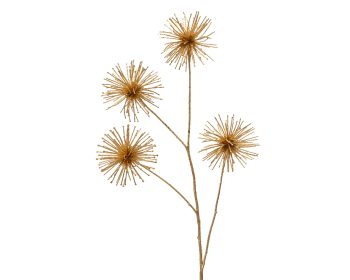 ΚΛΑΔΙ ΑΝΘΟΣ ΧΡΥΣΟ ΜΕ GLITTER 18Χ85ΕΚ 705118 gold