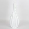 ΒΑΖΟ ΠΟΡΣΕΛΑΝΙΝΟ 3D ΛΕΥΚΟ 19x19x50cm