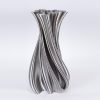 ΒΑΖΟ ΠΟΡΣΕΛΑΝΙΝΟ 3D ΑΣΗΜΙ 17.5x17.5x35.5cm