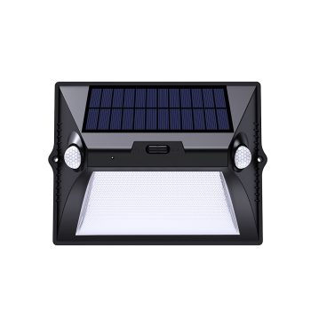 Alternative view of it-Lighting Teal LED 10W Solar Outdoor Wall Lamp Black D:255 x 181mm (80207111S)