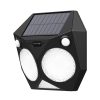 it-Lighting Tortoise LED 6W 3000K Solar Outdoor Wall Lamp Black D:160x160x60mm (80207211S)