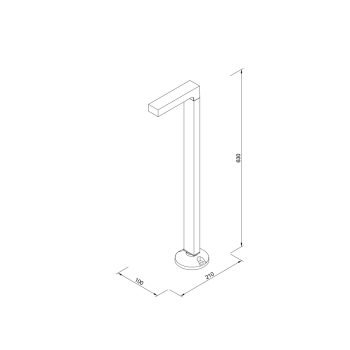 Alternative view of it-Lighting Pueblo - LED 6W 3000K Outdoor Spike / Stand Light in Black Color (80400611)
