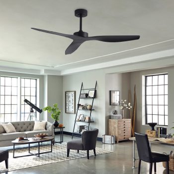Alternative view of it-Lighting Trent -Fan in Black Color (102000625)