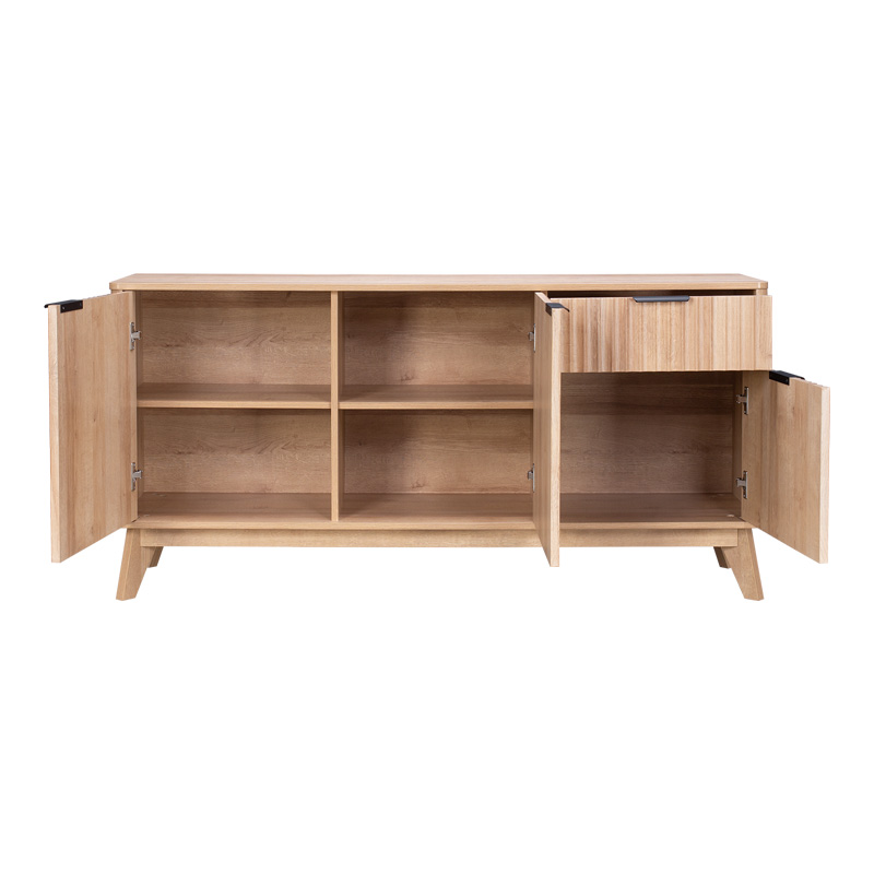 Μπουφές Hamea mdf σε φυσική απόχρωση 150x39,5x73εκ - Image 5