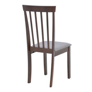Alternative view of Καρέκλα Houston  rubberwood σε καρυδί απόχρωση 40x49x94εκ