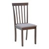 Καρέκλα Houston pakoworld σε καρυδί απόχρωση 40x49x94εκ 091-000010