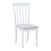 Καρέκλα Houston pakoworld σε λευκή απόχρωση 40x49x94εκ 091-000011