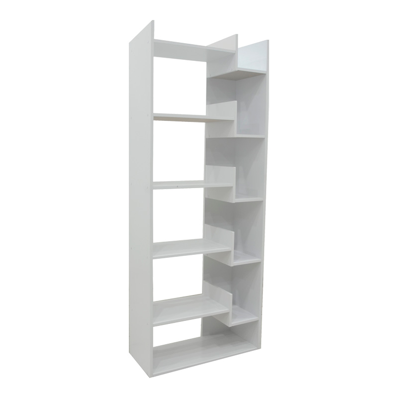 Βιβλιοθήκη Naya pakoworld σε λευκή απόχρωση 72x30x182.5εκ 123-000240