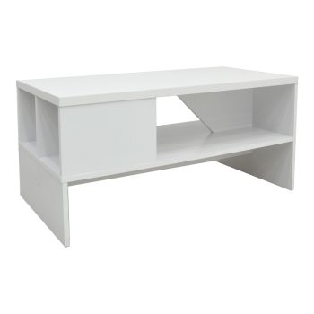 Τραπέζι σαλονιού Naya pakoworld σε λευκή απόχρωση 93x46x43εκ 123-000241