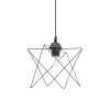 Φωτιστικό οροφής Langit pakoworld Ε27 μέταλλο μάυρο 18x18x65εκ 193-000116